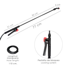 Sulfatadora Manual Wolfpack 16L – Resistente y Versátil