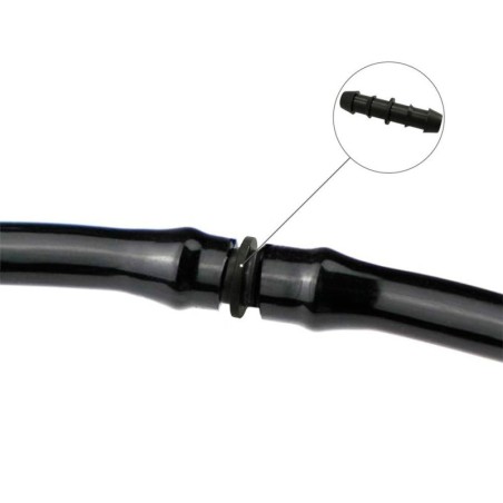 Enlace o empalme de 16mm para tubería de goteo