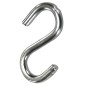 Gancho "S" Hierro Zincado 25 mm. Gancho "S" Hierro Zincado 25 mm.