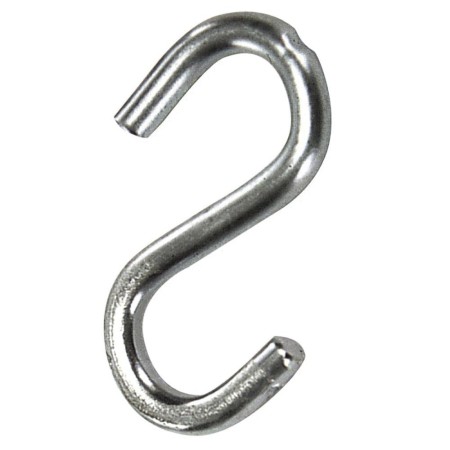 Gancho "S" Hierro Zincado 30 mm.