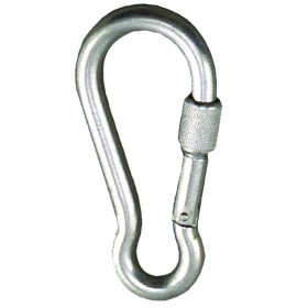 mosquetón Bombero Con seguro 6x 60 mm. Uso domestico
