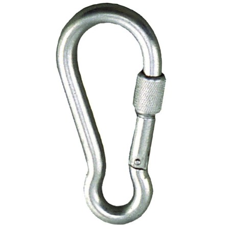 mosquetón Bombero Con seguro 6x 60 mm. Uso domestico