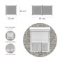 Marco Mosquitero Aluminio Extensible 50x 50/ 94 cm. Marco Mosquitero Aluminio Extensible 50x 50/ 94 cm.
