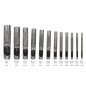 Juego Sacabocados Golpe 12 Piezas 3 a 19 mm Juego Sacabocados Golpe 12 Piezas 3 a 19 mm