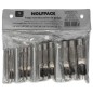 Juego Sacabocados Golpe 12 Piezas 3 a 19 mm Juego Sacabocados Golpe 12 Piezas 3 a 19 mm