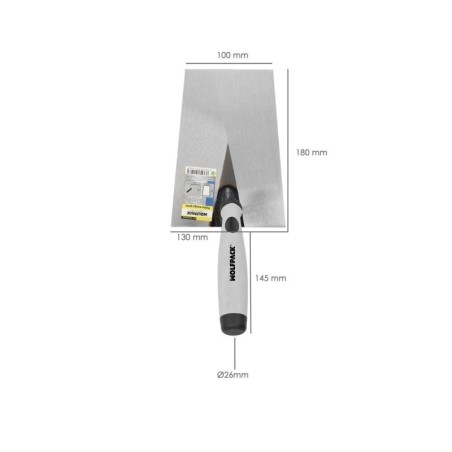 Paleta WOLFPACK Plus Mango de Goma 341-b/180 mm.