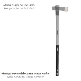Mango Fibra Vidrio Maza Cuña 3 Kg 54x34 mm. Oval Cónico