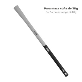 Mango Fibra Vidrio Maza Cuña 3 Kg 54x34 mm. Oval Cónico