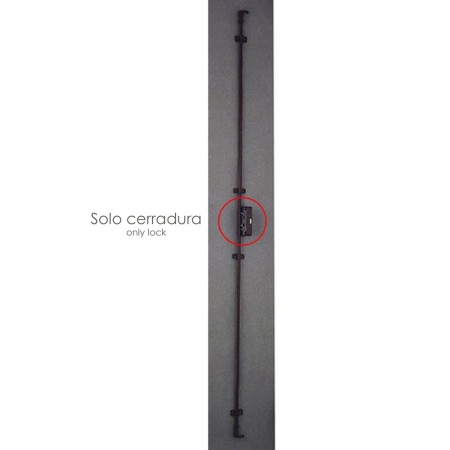 Cerradura Falleba Sin Llave 93/ Marrón