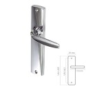 Juego Manivelas Para Puertas "Ayr" Ref. 540 Cromo