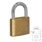 Candado Latón Arco Normal 60 mm.