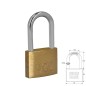Candado Latón Arco Largo 20 mm. Candado Latón Arco Largo 20 mm.