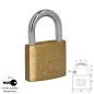 Candado Latón Arco Normal Llaves Iguales 40 mm. nº2