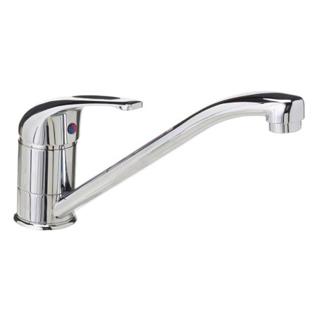 Monomando Fregadero Con Caño Horizontal Con Cartucho Cerámico Diámetro 40 mm.