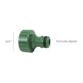 Adaptador Manguera Plástico 3/4 hembra Blíster