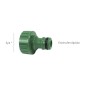 Adaptador Manguera Plástico 3/4 hembra Blíster
