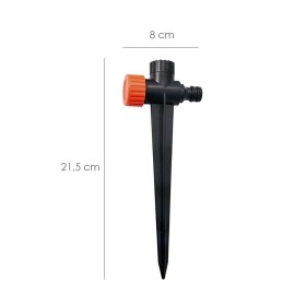 Pincho Para Aspersor Plástico Saturnia Con Racord Manguera
