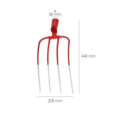 Horca Sin Mango 560 / 4 Púas
