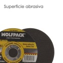 Disco Corte Abrasivo Acero Inoxidable Diámetro 115x Diámetro 22,2 mm Espesor 1,6 mm. Disco Radial / Amoladora Universal