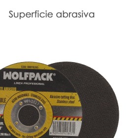 Disco Corte Abrasivo Acero Inoxidable Diámetro 115x Diámetro 22,2 mm Espesor 1,6 mm. Disco Radial / Amoladora Universal