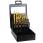 Estuche Brocas Hss Titanio 1-10 mm. 19 Piezas Estuche Brocas Hss Titanio 1-10 mm. 19 Piezas