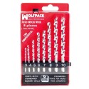 Estuche Brocas Widia Profesional WOLFPACK 8 Piezas