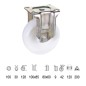 Rueda Industrial Nylon Placa Fija 100 mm. Rueda Industrial Nylon Placa Fija 100 mm.