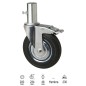 Rueda Industrial Andamio (Hembra) 200 mm. Rueda Industrial Andamio (Hembra) 200 mm.