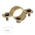Abrazadera Metálica M-6 50 mm. (Caja 50 piezas)