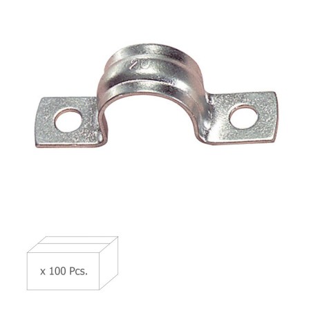 Grapa Metálica 2 Patas 8 mm. WOLFPACK Caja 100 unidades