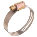 Abrazadera Sin Fin Acero Inoxidable Ancho 12 mm. - Diámetro 50 / 70 mm. Abrazadera Metálica de Tornillo, Abrazadera Sin Fin