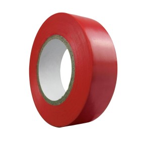 Cinta Aislante 20 m. x 19 mm. Roja Uso doméstica