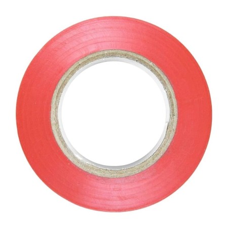 Cinta Aislante 20 m. x 19 mm. Roja Uso doméstica