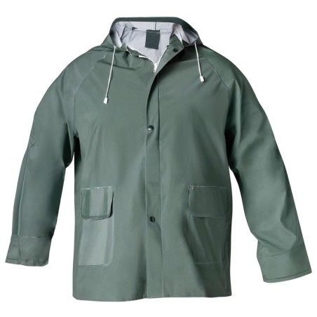 Traje de Agua Impermeable Verde PVC Talla 9-XXL