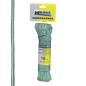 Cuerda Trenzada Polipropileno Blanca / Verde (Madeja 15 m.) Cuerda Trenzada Polipropileno Blanca / Verde (Madeja 15 m.)