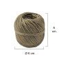 Hilo Bramante Cáñamo Pulido N.º 4 (Bobina 50 Gramos)