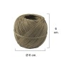 Hilo Bramante Cáñamo Pulido nº10 (Bobina 50 Gramos) Hilo Bramante Cáñamo Pulido nº10 (Bobina 50 Gramos)