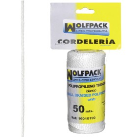 Cuerda Trencilla Polipropileno Blanco (Bobina 50 Metros)