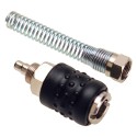 Enchufe Rápido Con Muelle Manguera 6x8 mm. (Blíster 1 pieza)