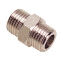 Machón Doble Cilíndrico 3/8-3/8. (Blíster 2 Piezas)