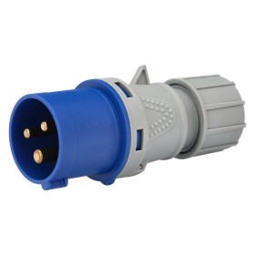 Clavija / Enchufe Industrial Monofásico 16 A. / 220 V.