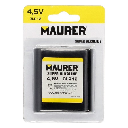 Pila Maurer Alcalina 3LR12 / Petaca (Blíster 1 Pieza)
