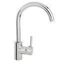 Monomando "Línea Flow" Fregadero Con Caño Alto Con Cartucho cerámico Diámetro 40 mm.