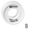 Cinta teflón PTFE WOLFPACK 19 mm. x 50 m. Grueso. (Paquete de 5 Rollos)