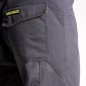 pantalones Largos De Trabajo, Multibolsillos, Resistentes, Rodilla Reforzada, Gris/Amarillo Talla 54/56 XXL (Slim Fit)