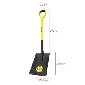 Pala cuadrada con mango de fibra anilla nº 3