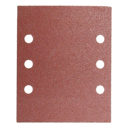 Lija Recambio Con Velcro 114x140 mm. Con Agujeros Grano 80 (10 Piezas)
