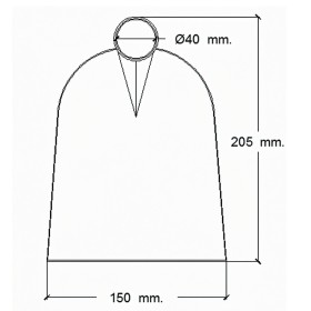 Azada Forjada Sin Mango 96/ 750 Gramos