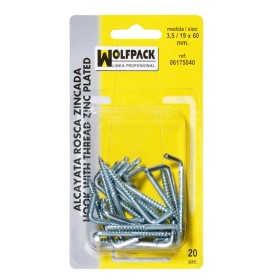Alcayatas Rosca Zincada 2,7 / 17x40 mm. (Blíster 40 Piezas)