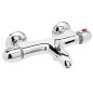 Monomando "Línea Flow" Baño y Ducha Termostático Con Cartucho cerámico Diámetro 40 mm. Monomando "Línea Flow" Baño y Ducha Termostático Con Cartucho cerámico Diámetro 40 mm.